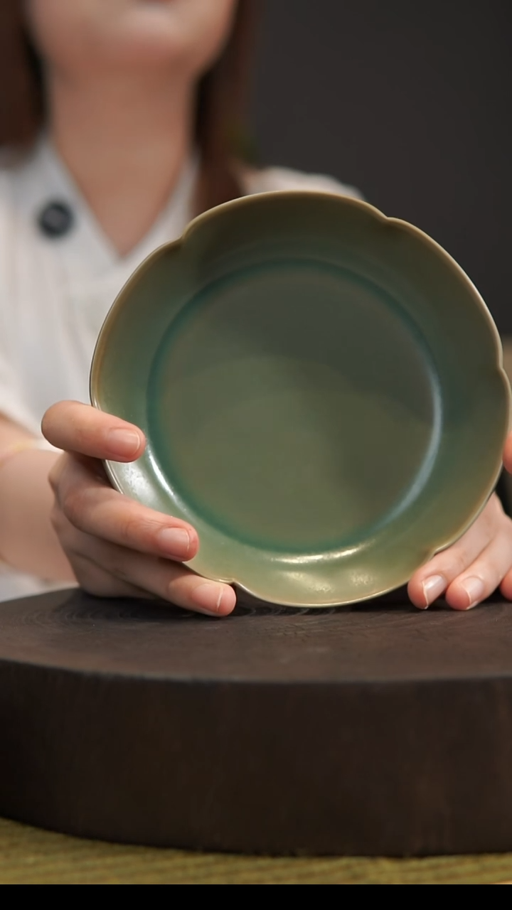杯子葵口洗  柴烧全品一级 汝州原产地  原矿老釉  