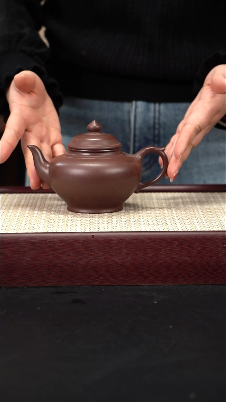 茶壶紫砂紫玉金砂 笑樱