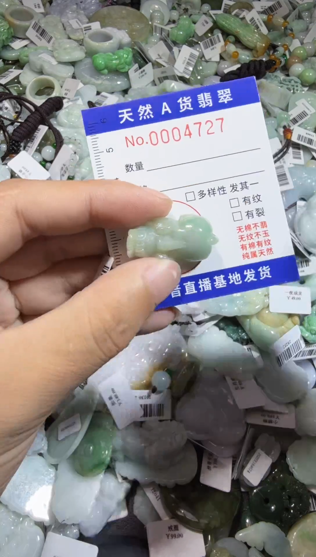 【闪购商品】翡翠颈饰未镶嵌00004727