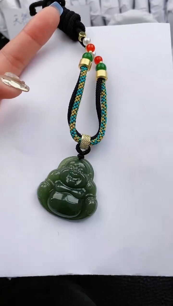 【闪购商品】和田玉吊坠(赠链)未镶嵌555微色差T