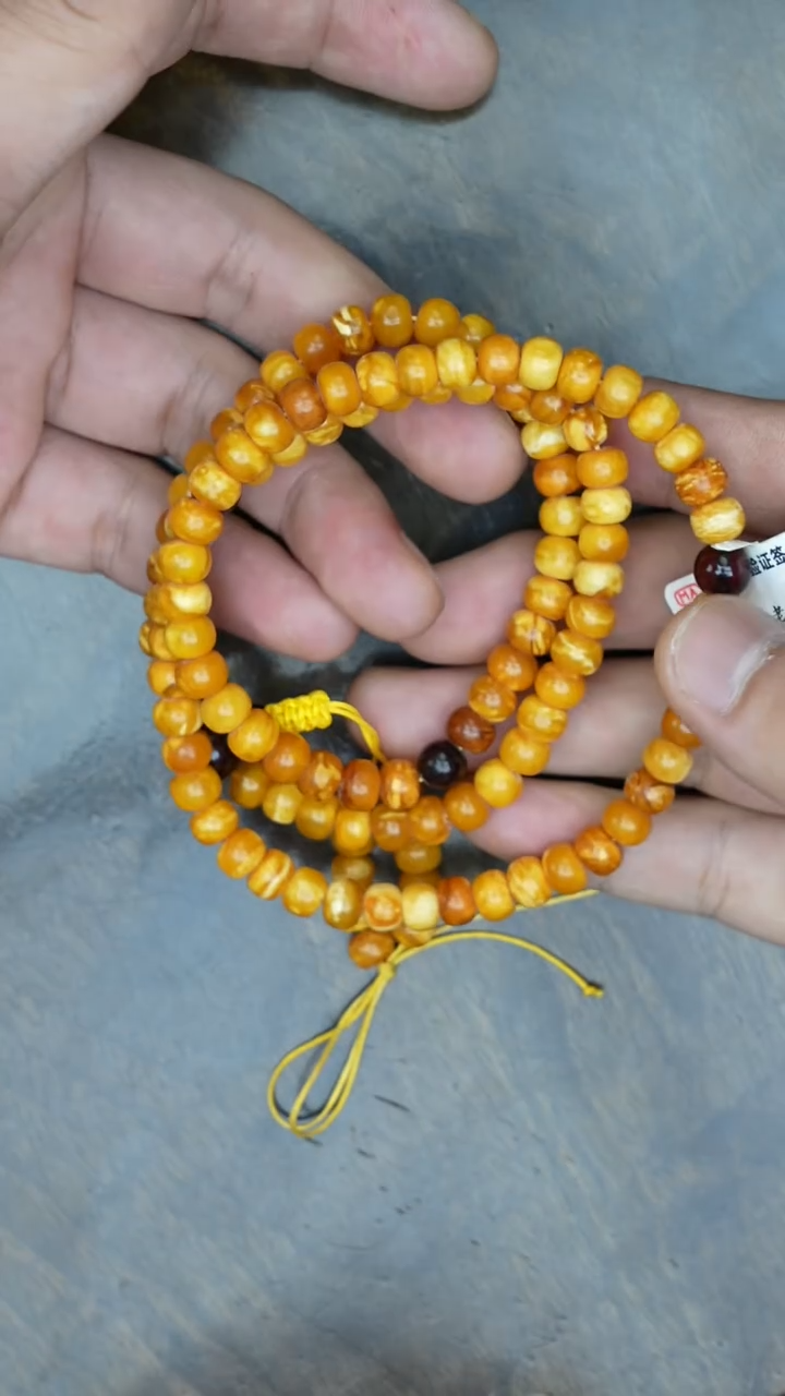 【闪购商品】琥珀裸石未镶嵌老花蜡老型108