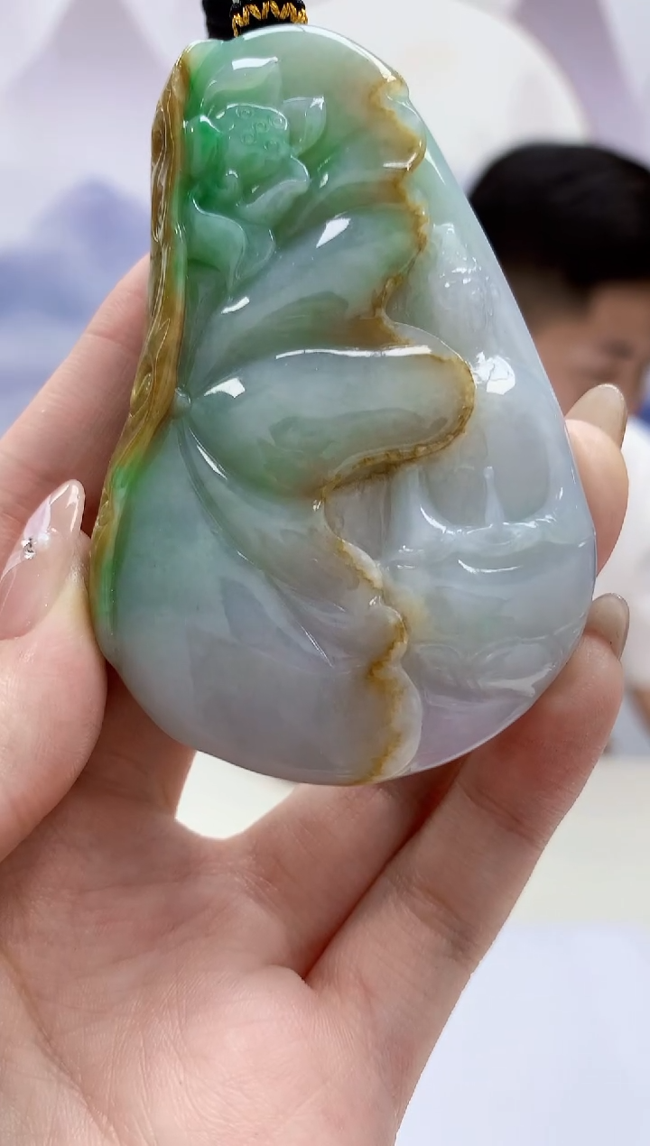 定制翡翠未镶嵌4917jw-毛货挂件72