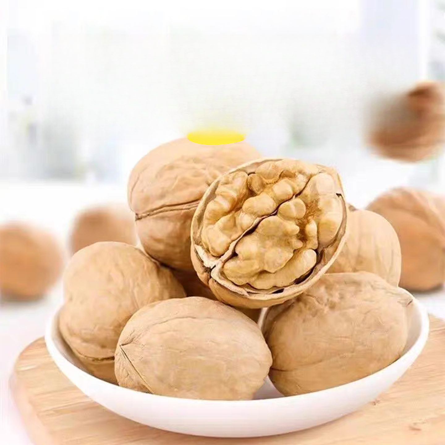 布郎仔185纸皮核桃500g/袋手捏即开薄皮饱满营养美味