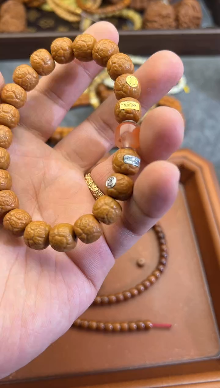 【闪购商品】猴头核桃吊坠猴头手串1