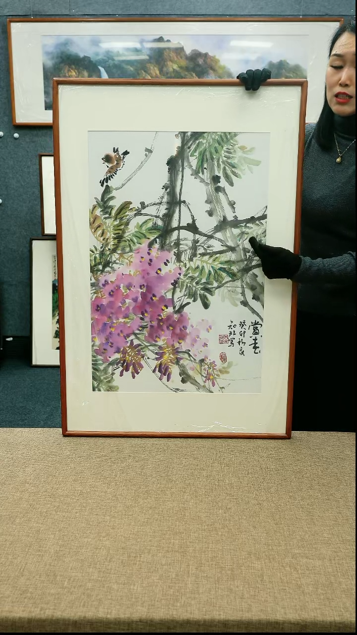 【闪购商品】国画66/知非92*62带框