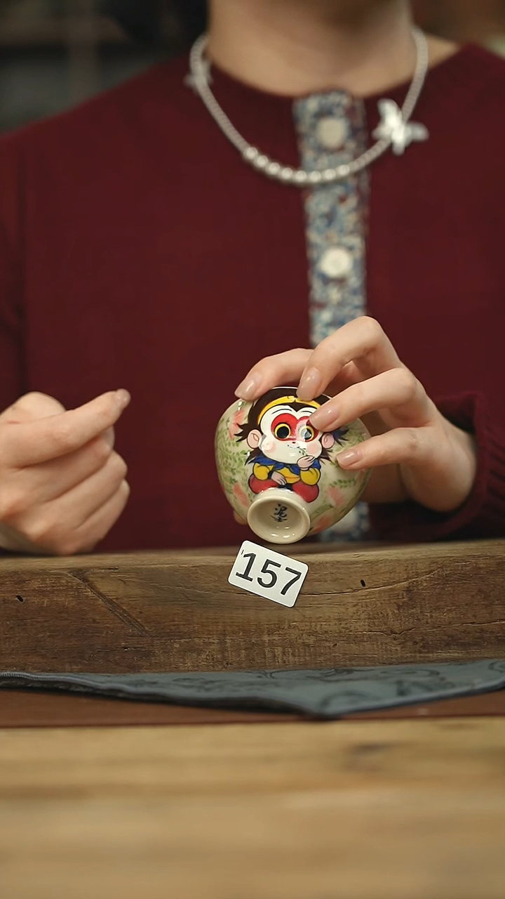 设计师手作款 泥古手绘主人杯