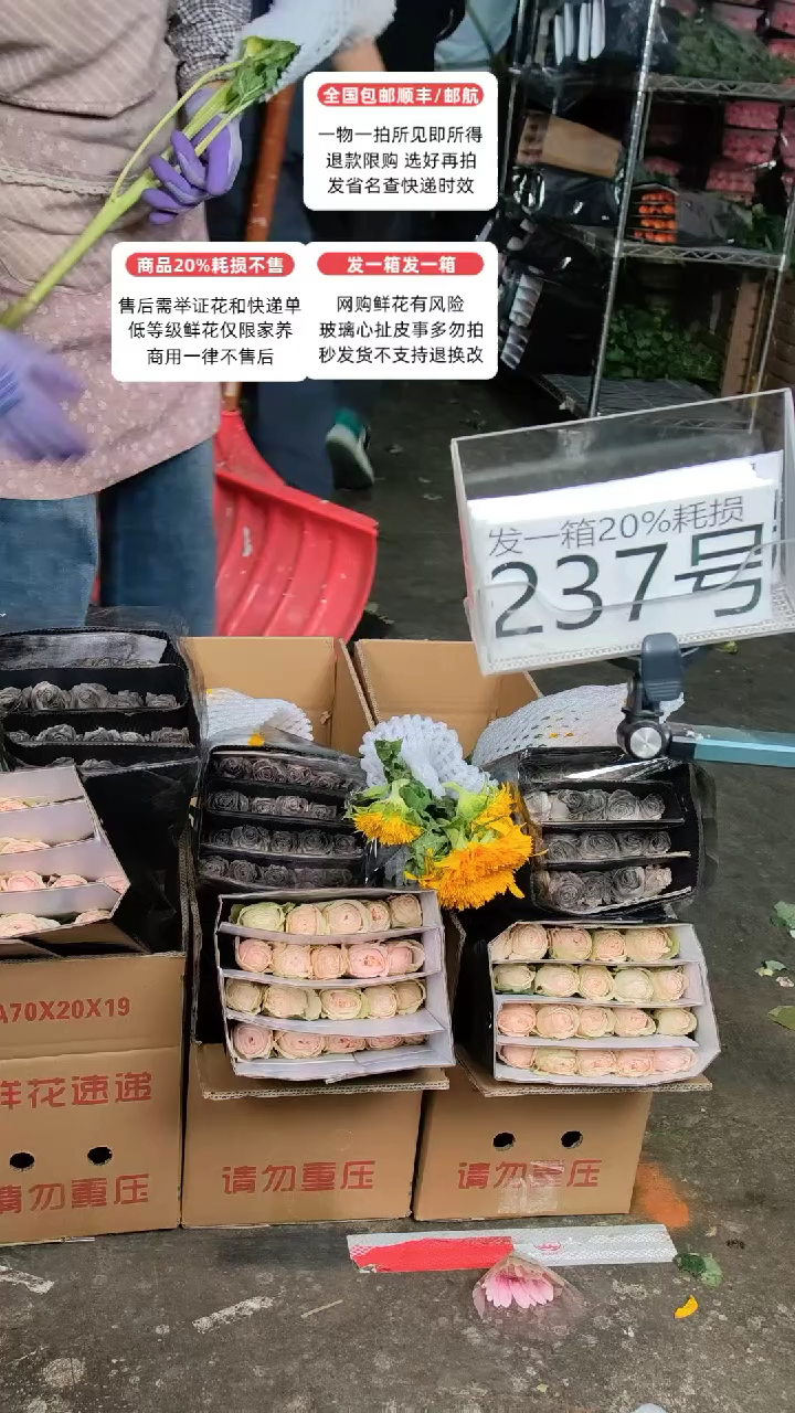 237号♥含20%耗损发一箱