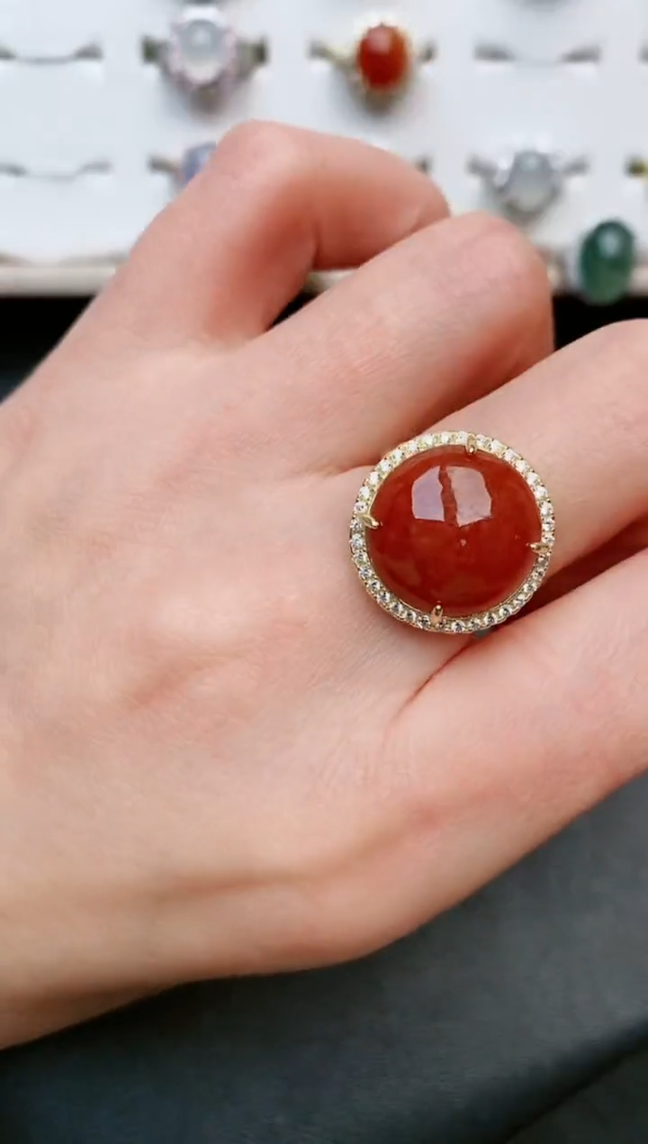 【闪购商品】翡翠戒指银S925镶嵌.....