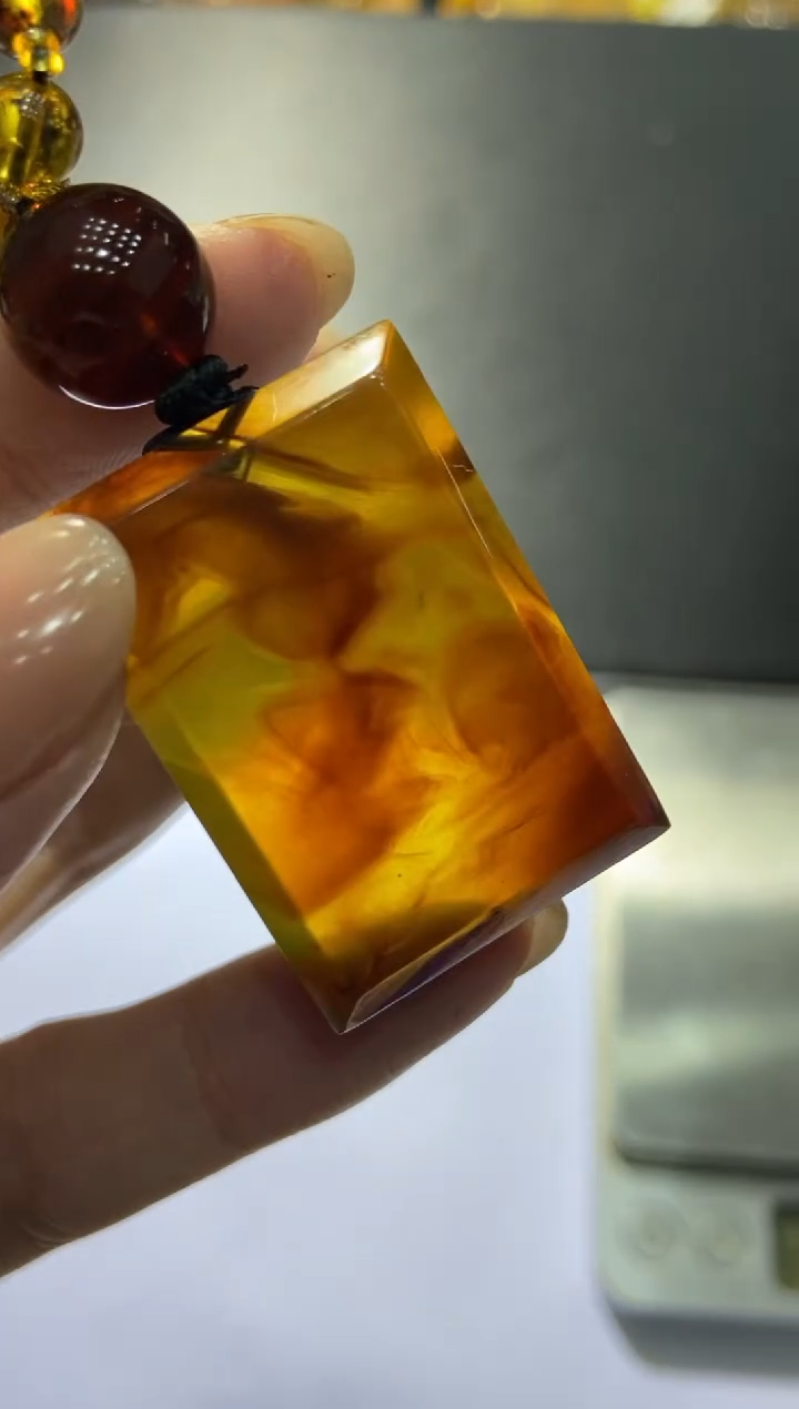 未镶嵌琥珀颈饰2201695  