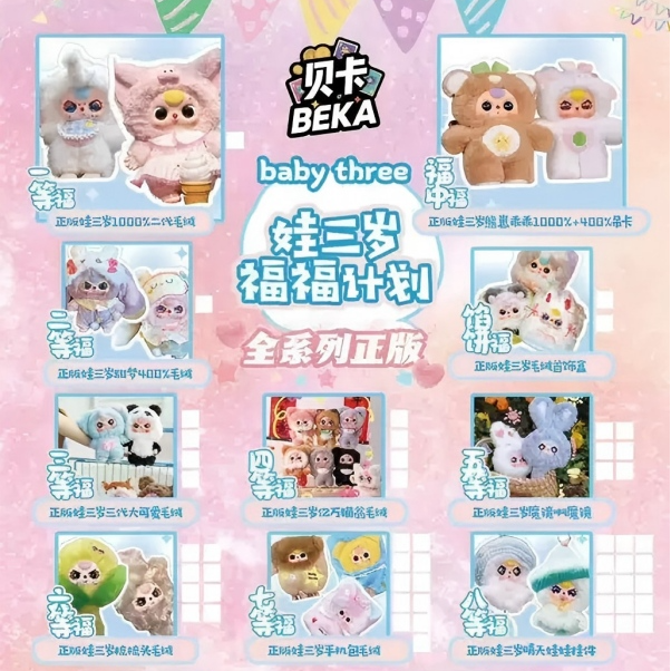 【老舅潮玩】娃三岁福赏盲盒