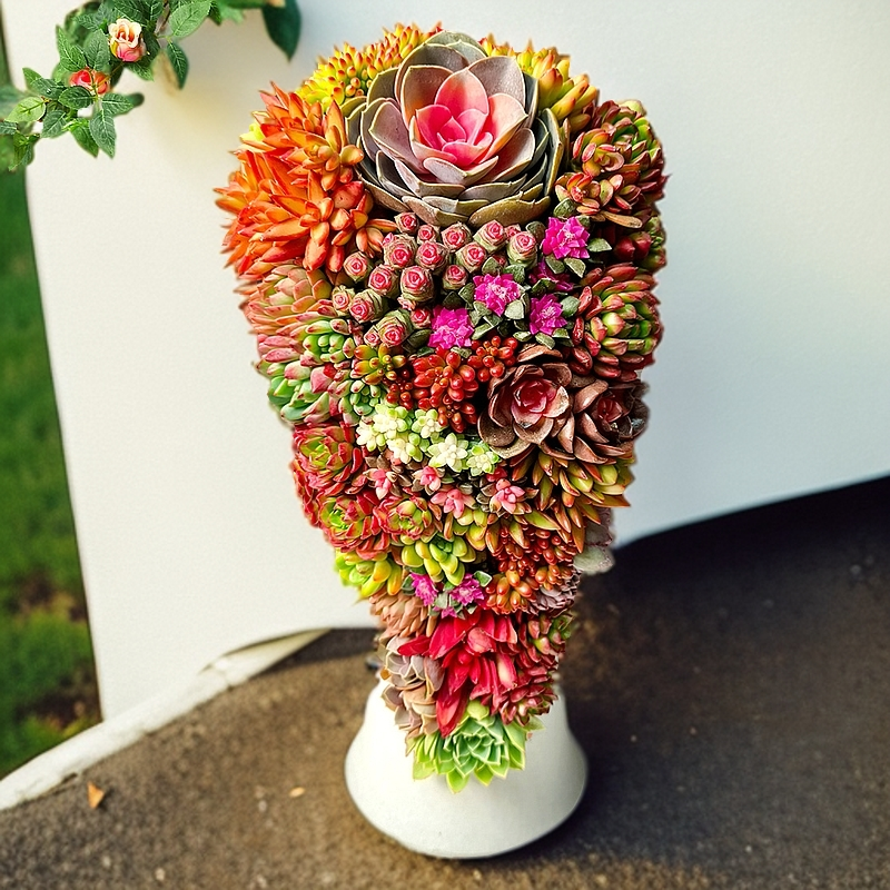 大花开富贵精品多肉盆栽高端组合瀑布悬崖造型