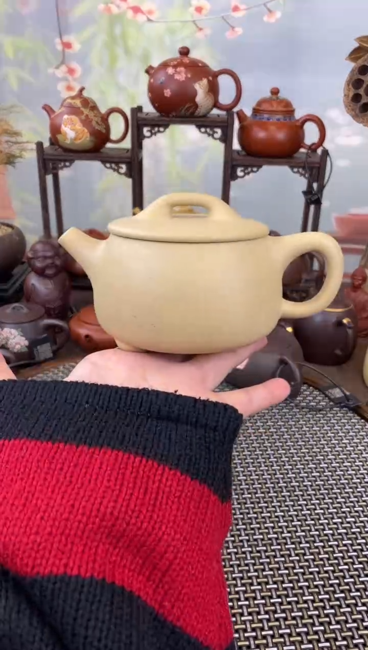 茶壶紫砂本绿高汉瓦250cc