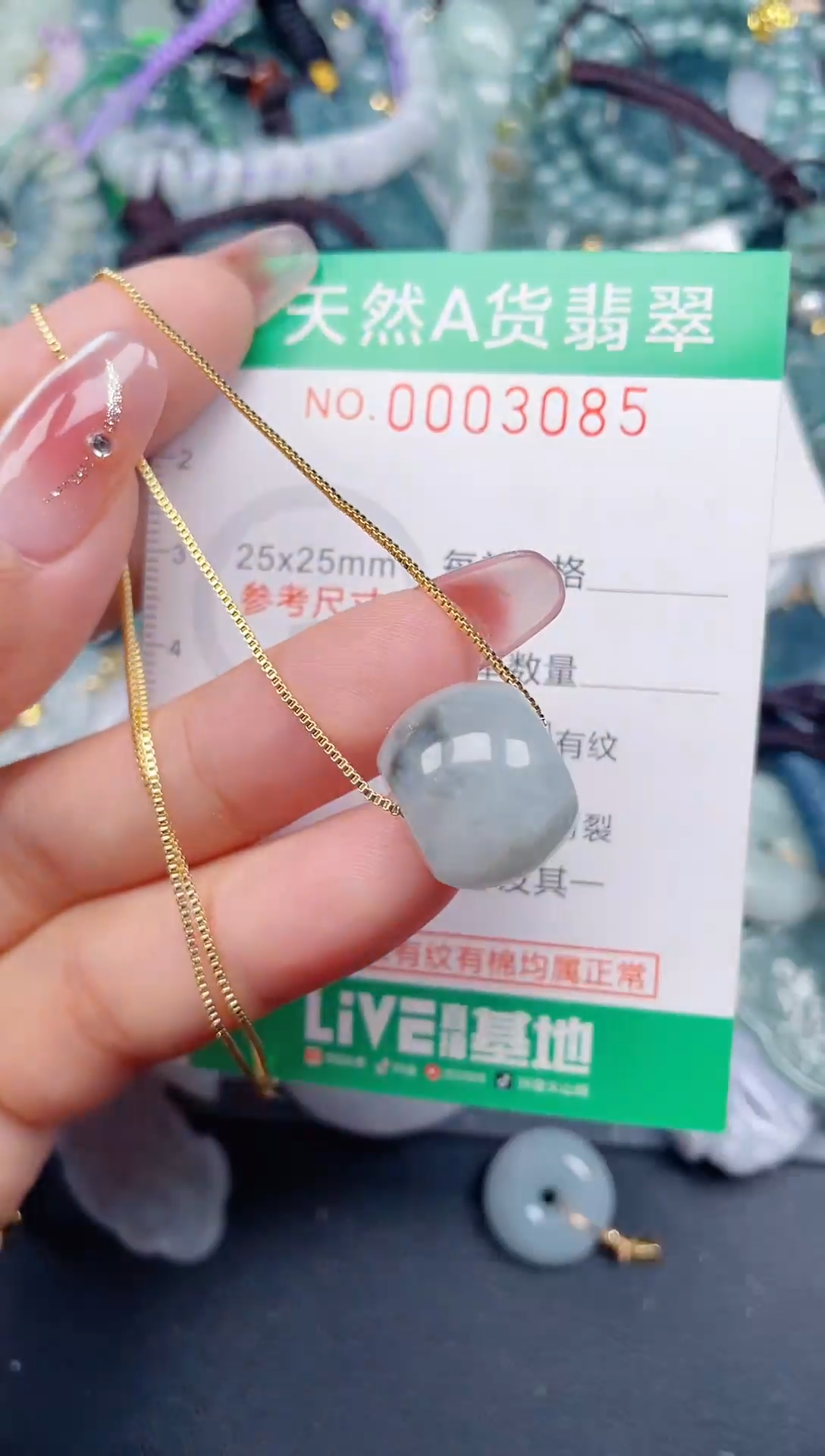 颈饰未镶嵌翡翠.0003085