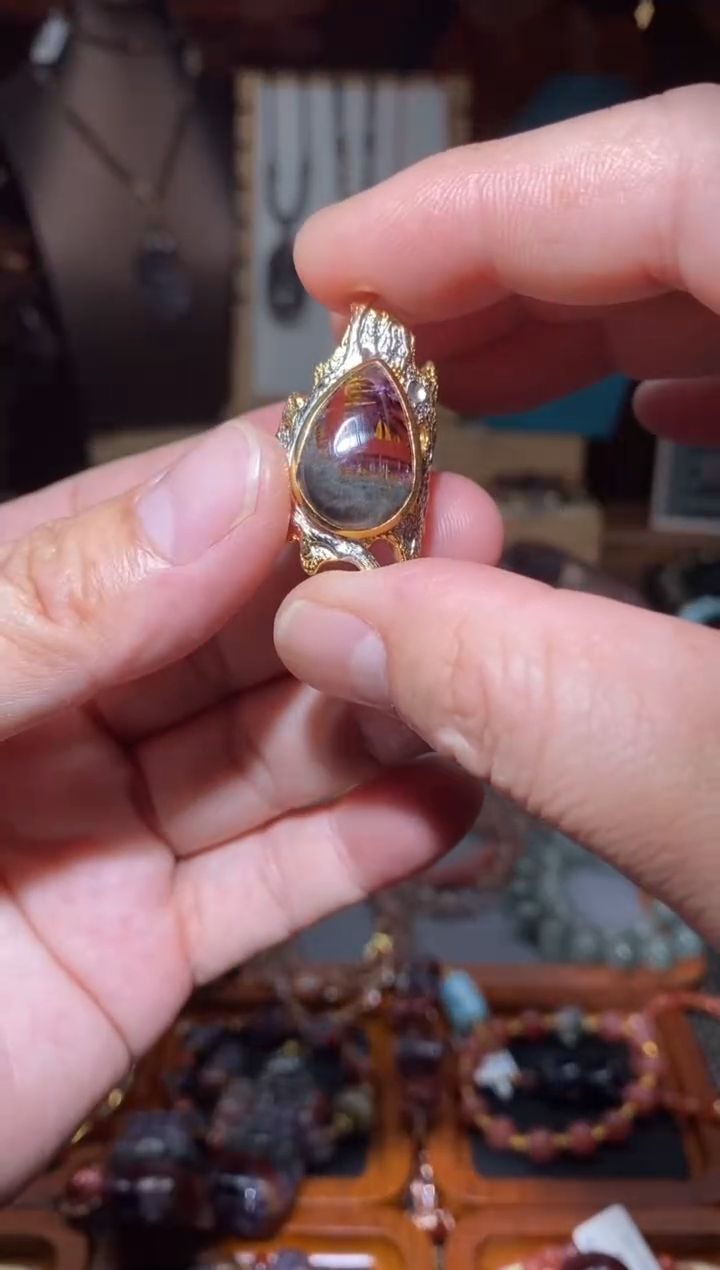 【闪购商品】水晶戒指未镶嵌极光23