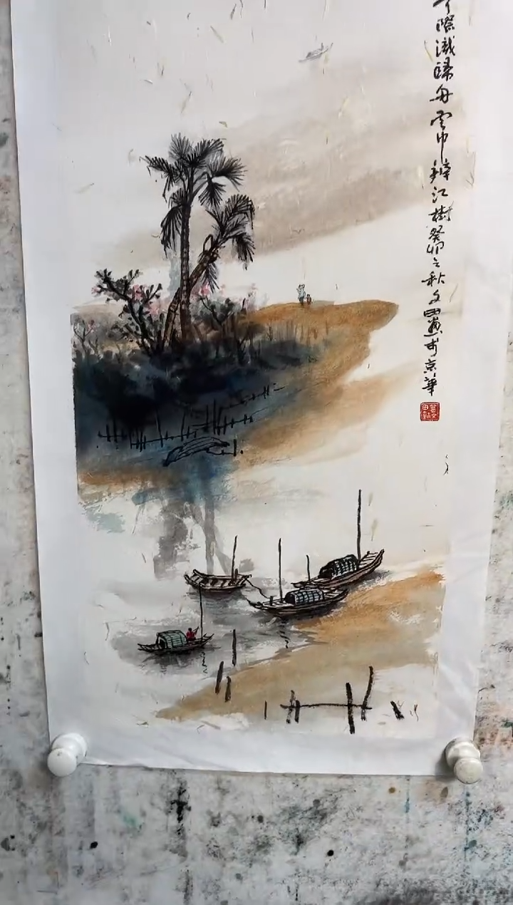 【闪购商品】国画曾文田老师绘画作品