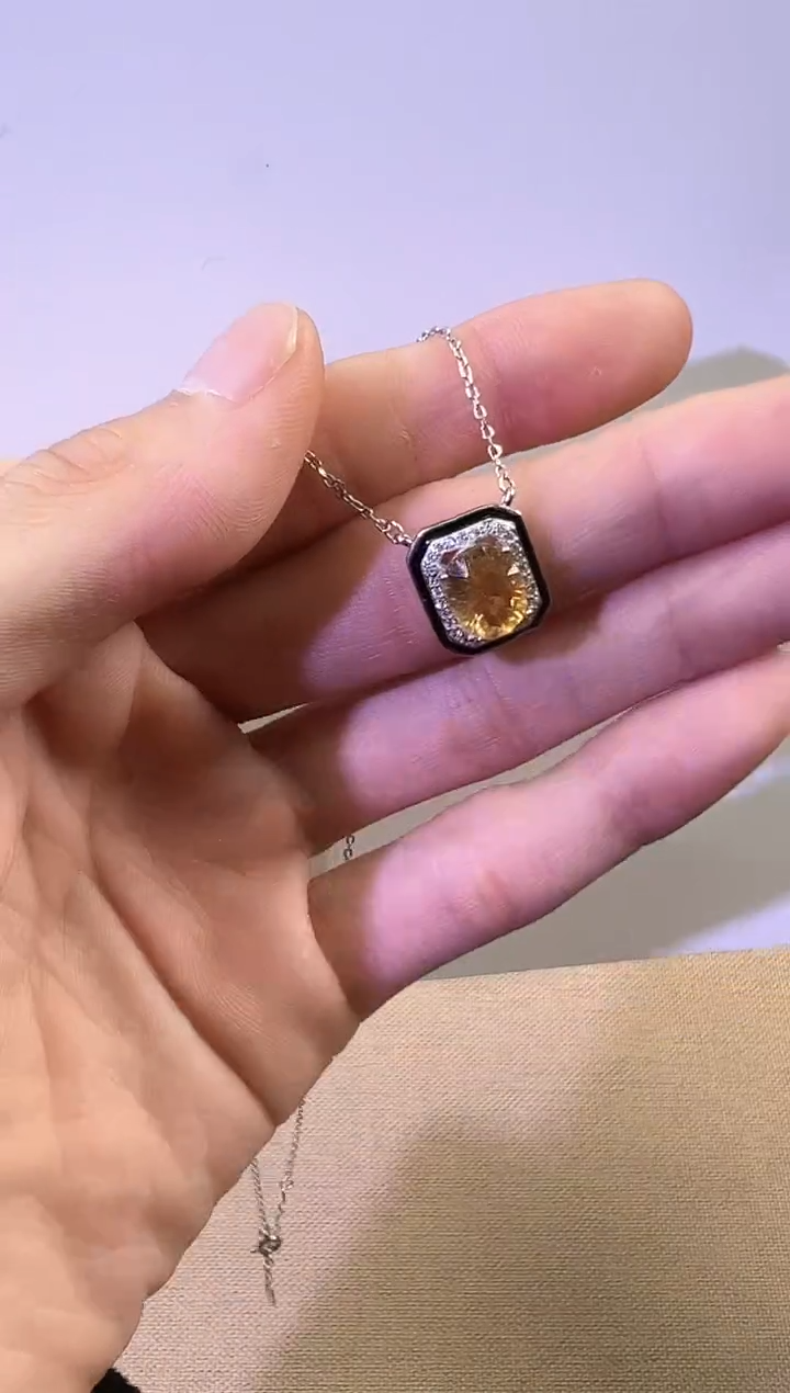 【闪购商品】水晶颈饰银S925镶嵌KT24080639