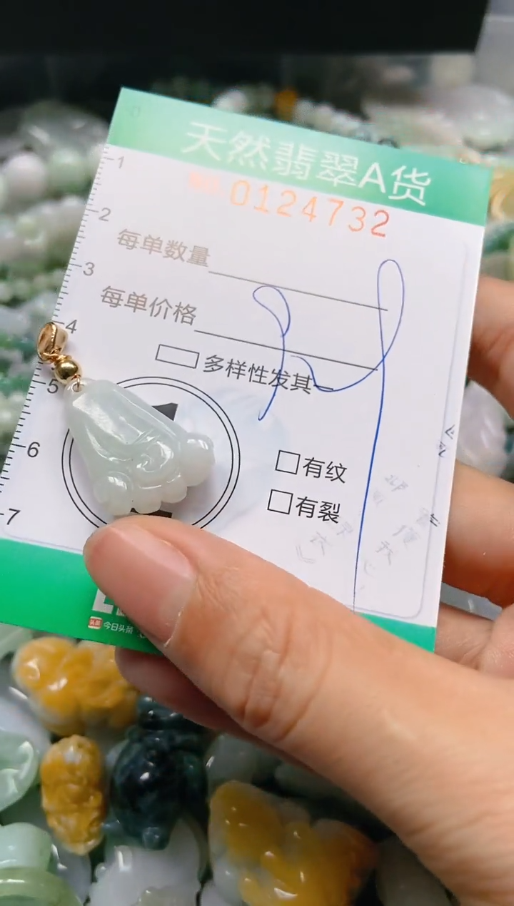 翡翠未镶嵌颈饰闪购0124732