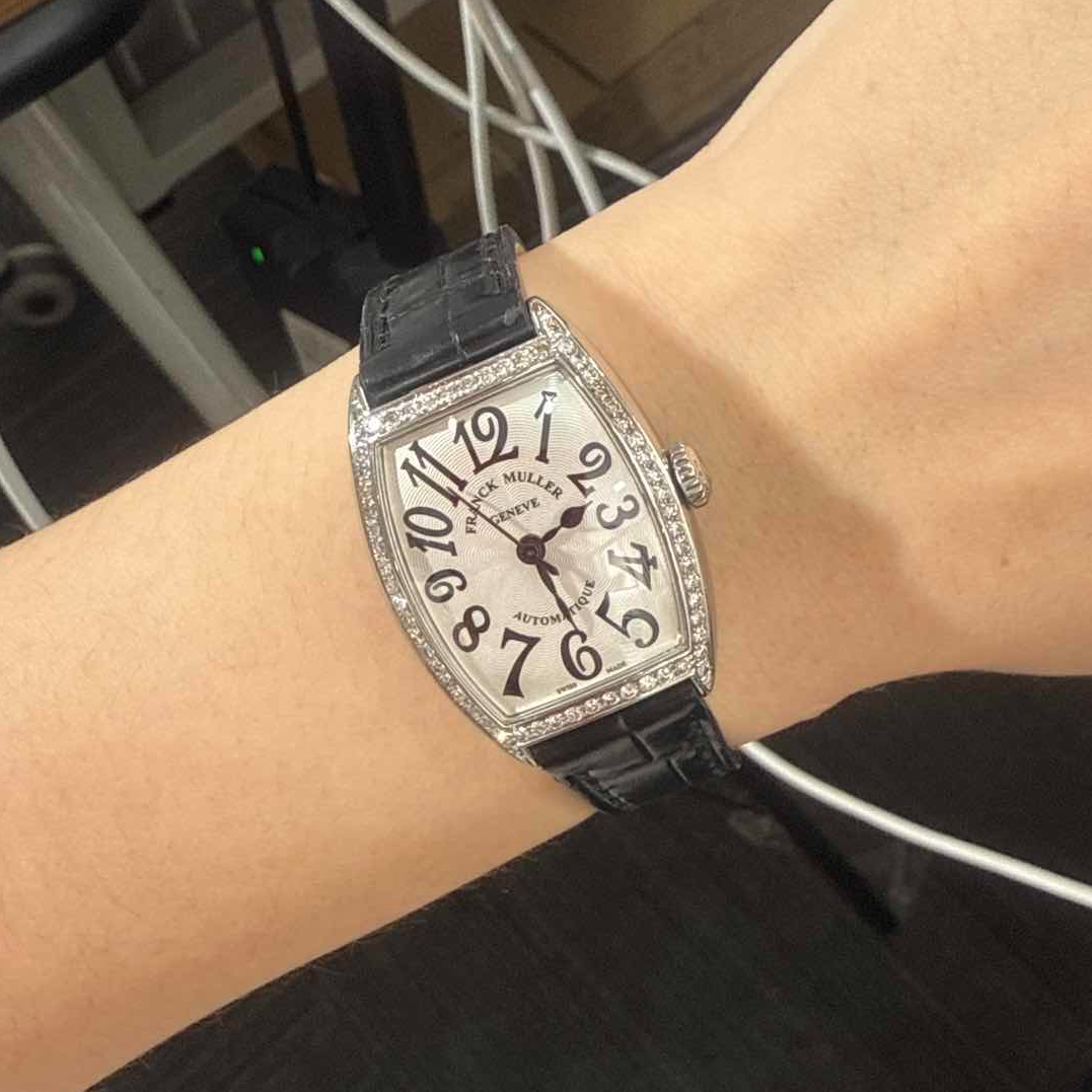 99新 Franck Muller/法兰克穆勒 1750白盘腕表/后钻/WHP031910