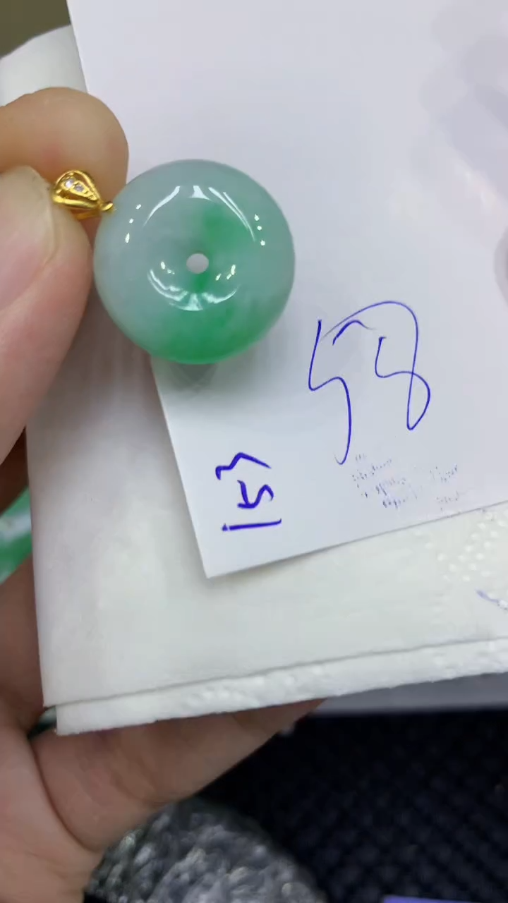 颈饰未镶嵌翡翠缅甸A货翡翠