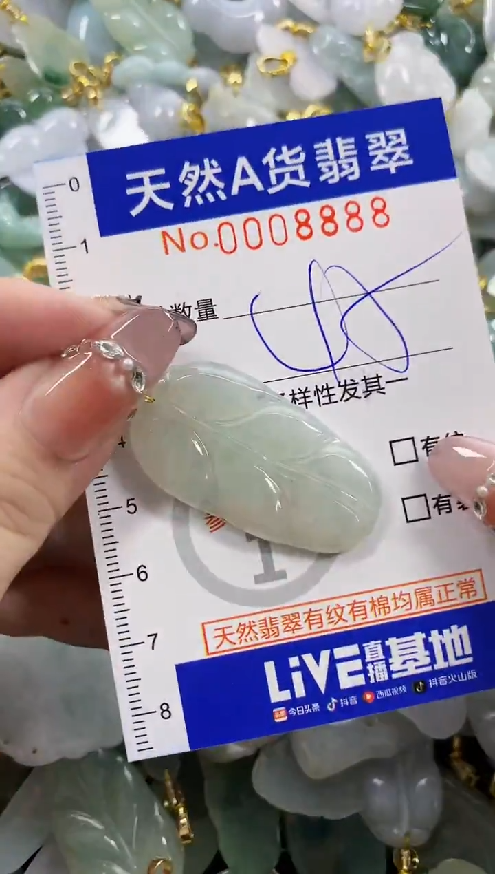 颈饰未镶嵌翡翠天然A货翡翠