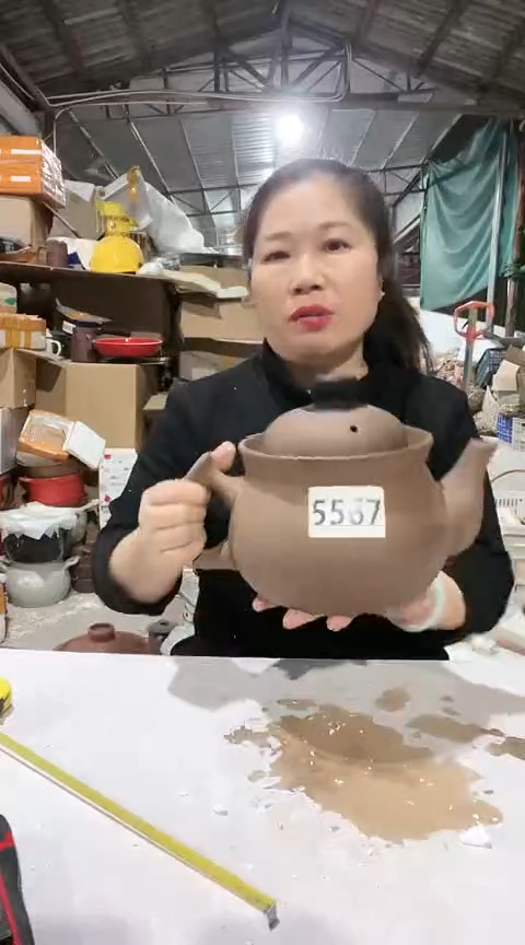 陶瑕疵紫砂养生壶