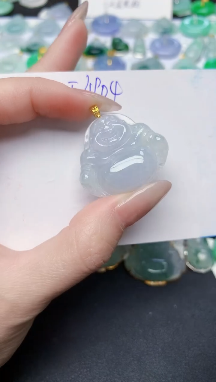 颈饰未镶嵌翡翠天然缅甸A货翡翠百元以上9元证书费自理