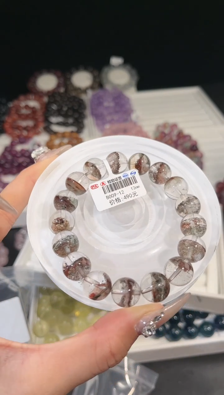 【闪购商品】水晶手链未镶嵌多样性发一莫奈幽灵12mm