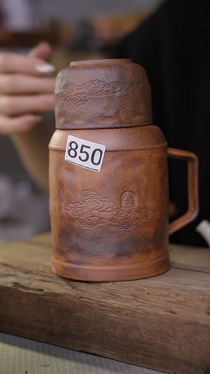 【闪购商品】瓷片老岩泥焖茶壶+杯