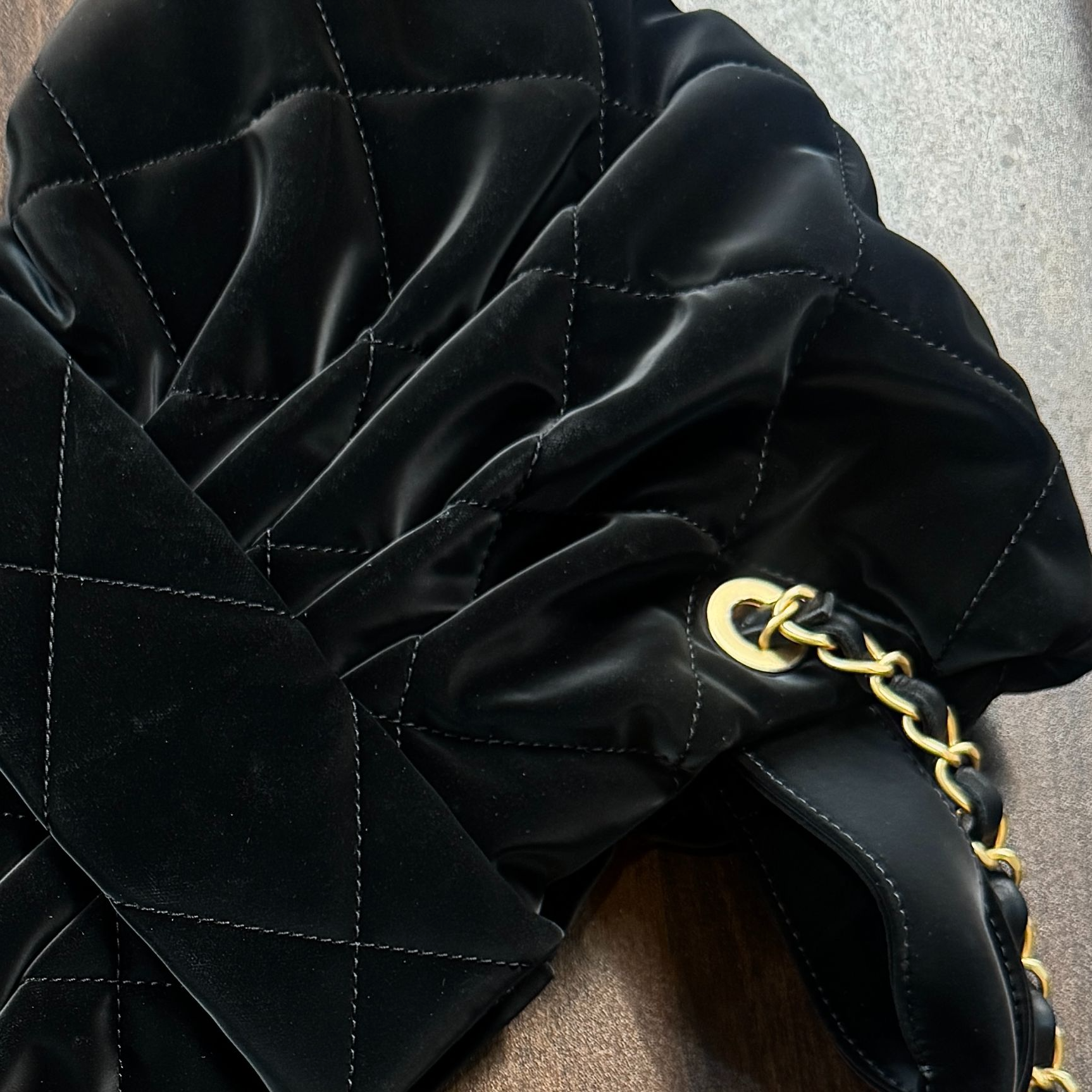 【大白省百万】25K丝绒蝴蝶结包全钢五金链条斜跨单肩包