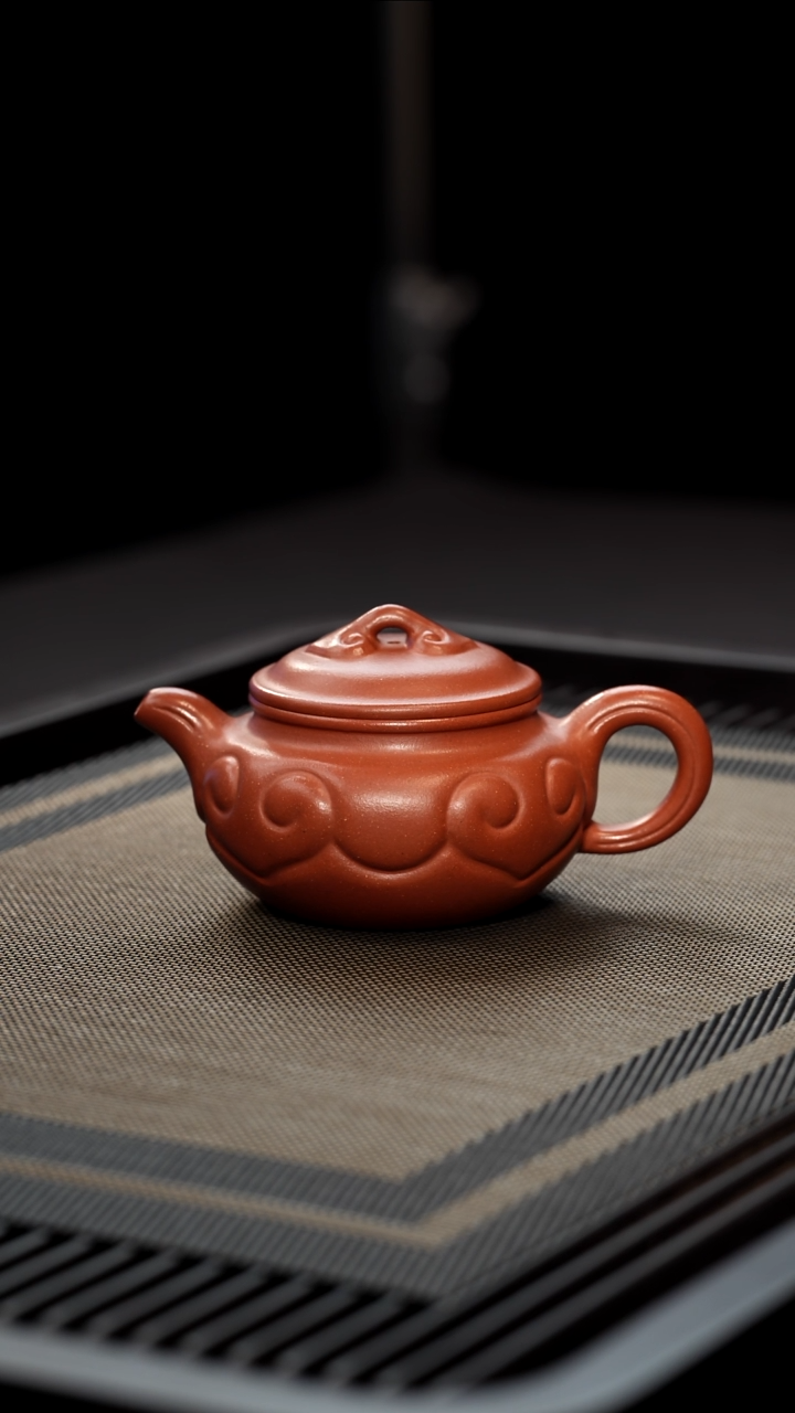 茶壶紫砂半手工降坡泥如意仿古200cc