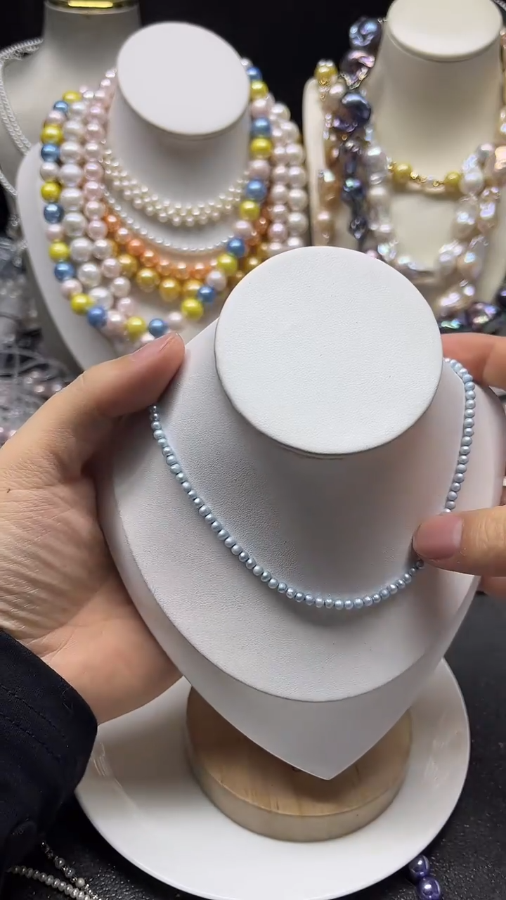 颈饰未镶嵌淡水珍珠多人