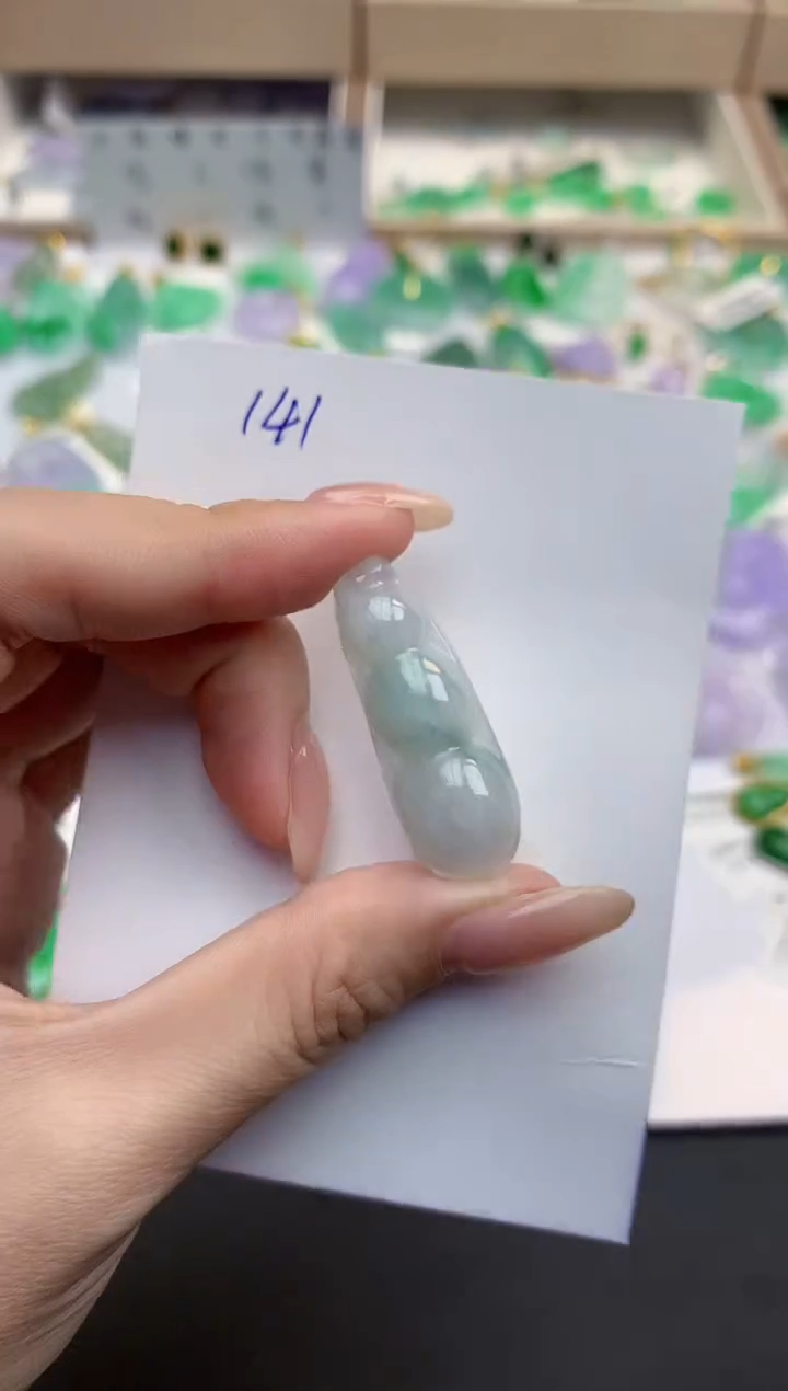 颈饰未镶嵌翡翠天然缅甸A货翡翠