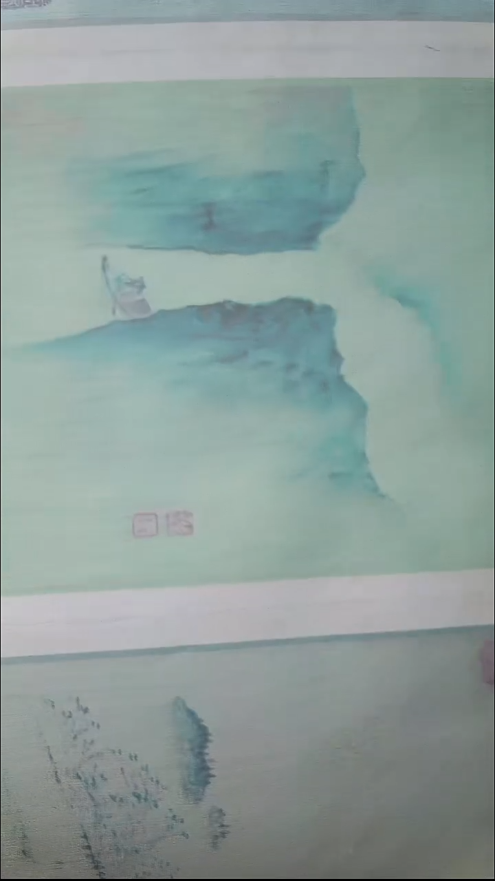 绢纸长卷 34*10m 山水款一卷