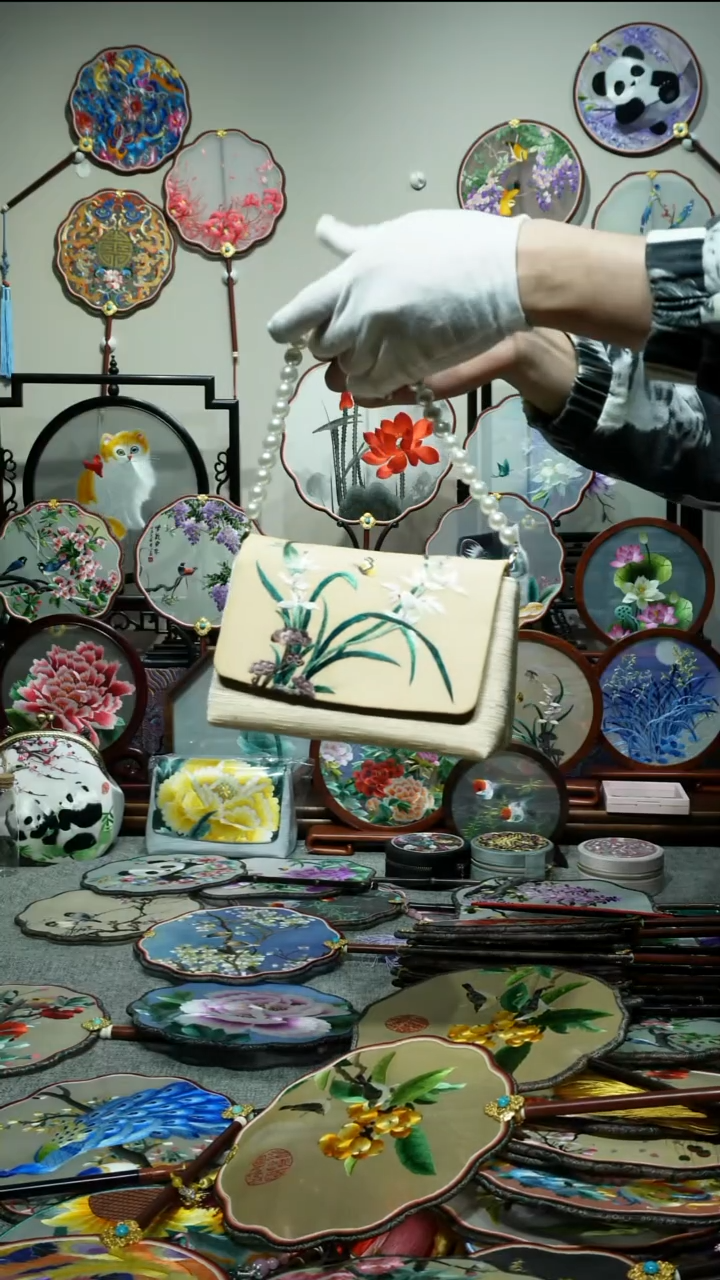 刺绣纯手工苏绣双面绣