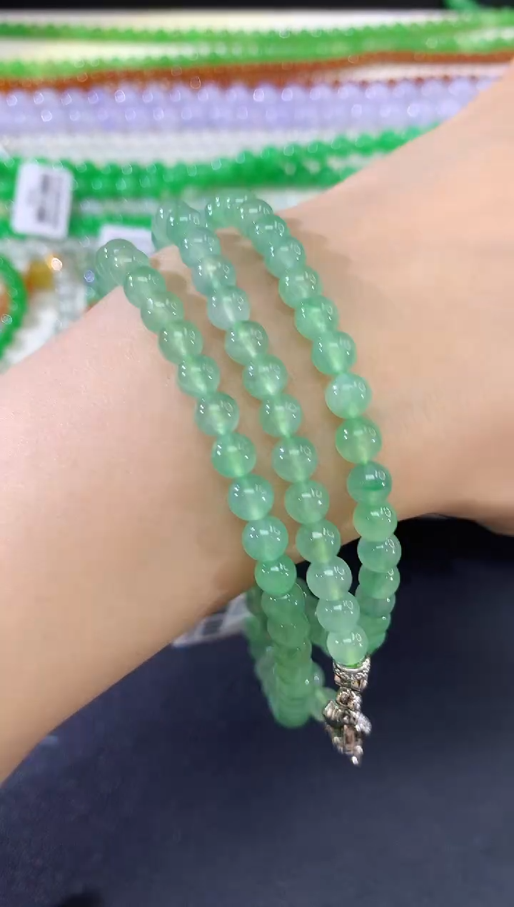 未镶嵌手串翡翠155|28000