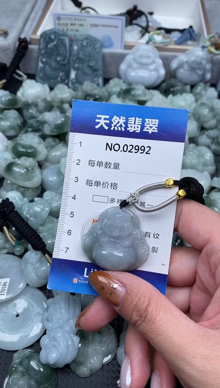 颈饰未镶嵌翡翠纯天然A货翡翠2992