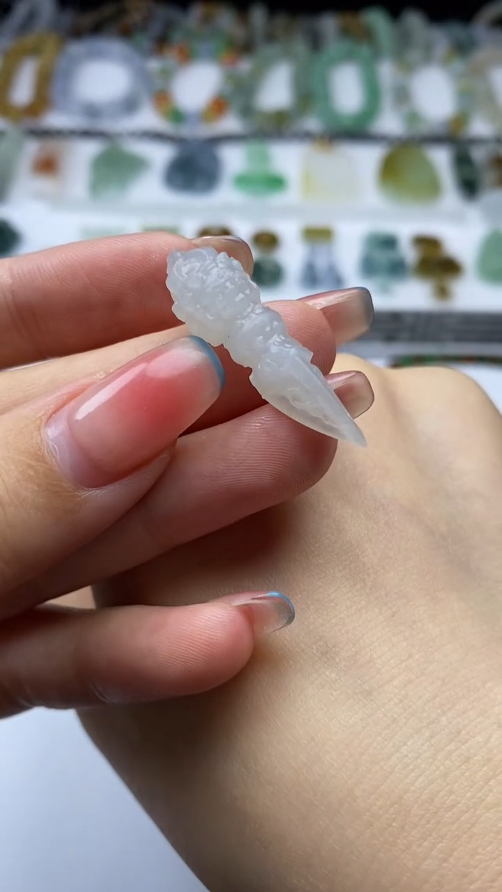 未镶嵌定制翡翠毛货定制不退不换