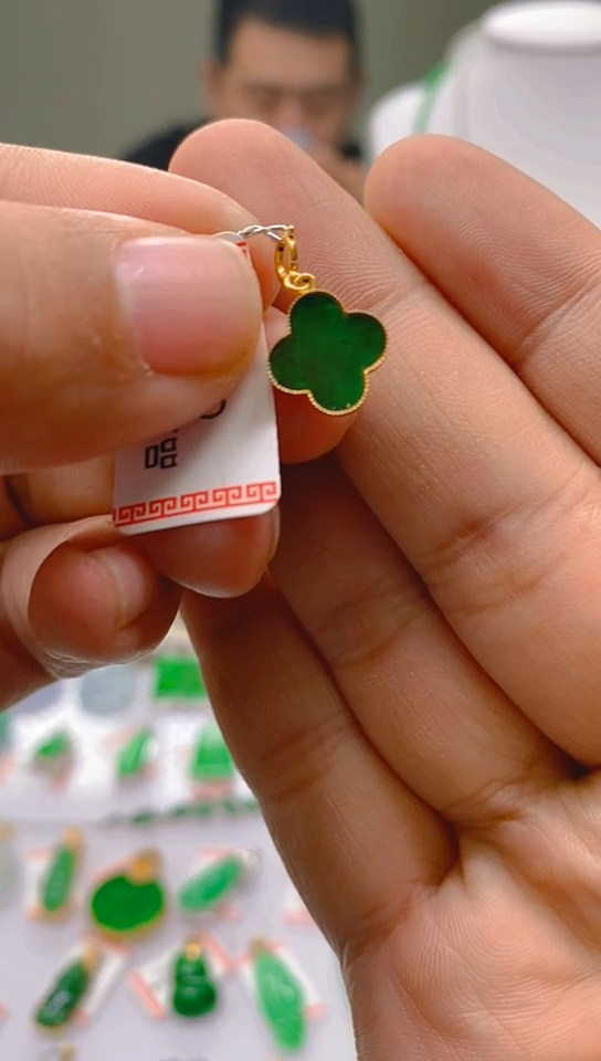 【闪购商品】翡翠颈饰18K金镶嵌新号开播，全场乱卖