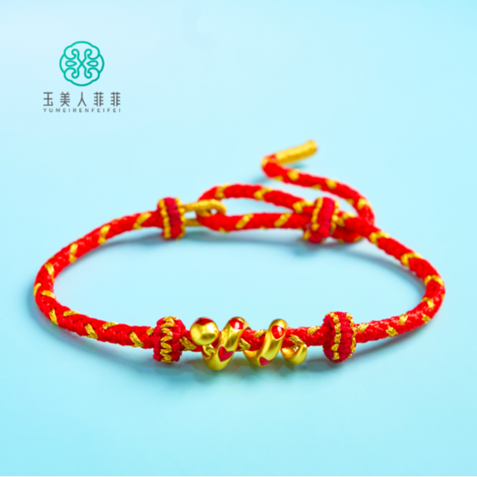 非金属布艺手链 石惑珠宝！红绳手绳