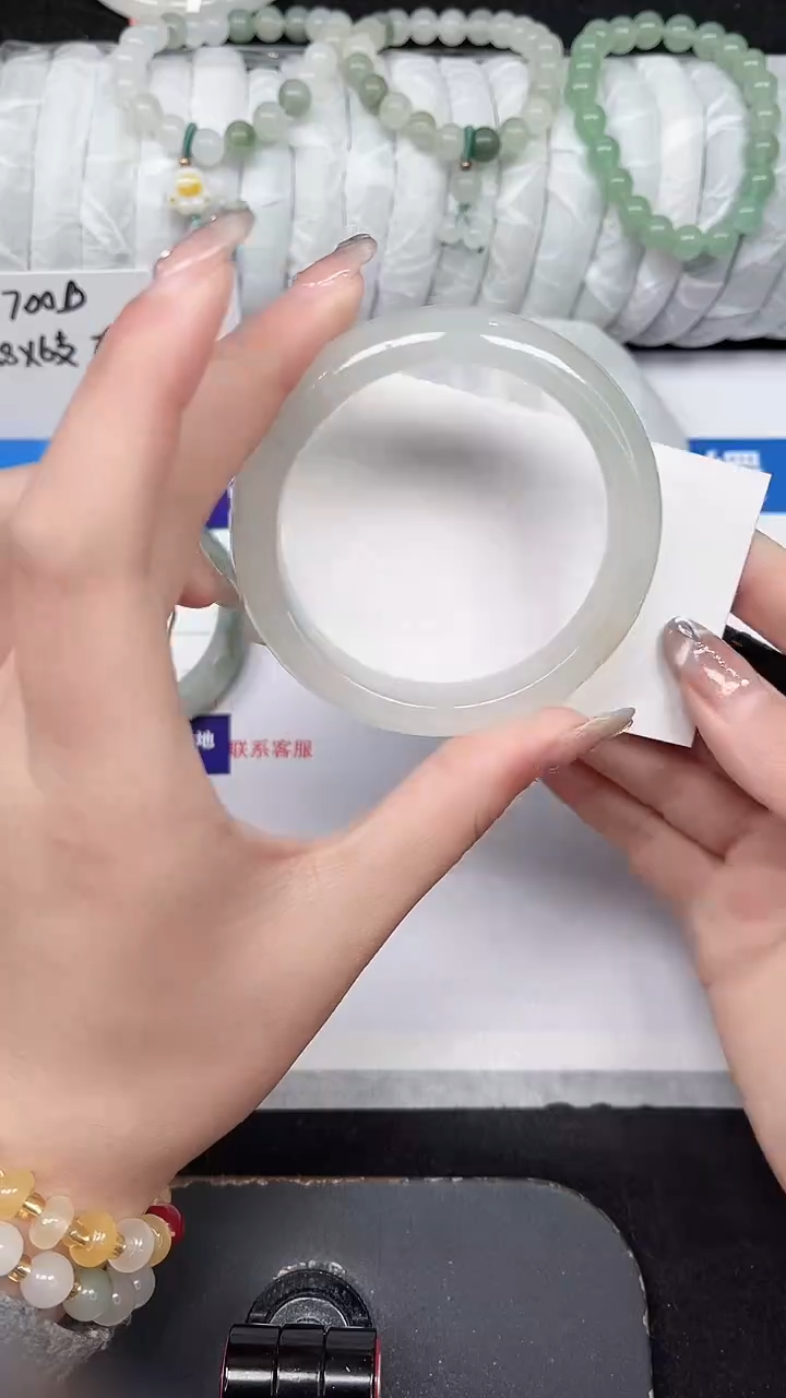 未镶嵌手镯石英质玉50-55/56