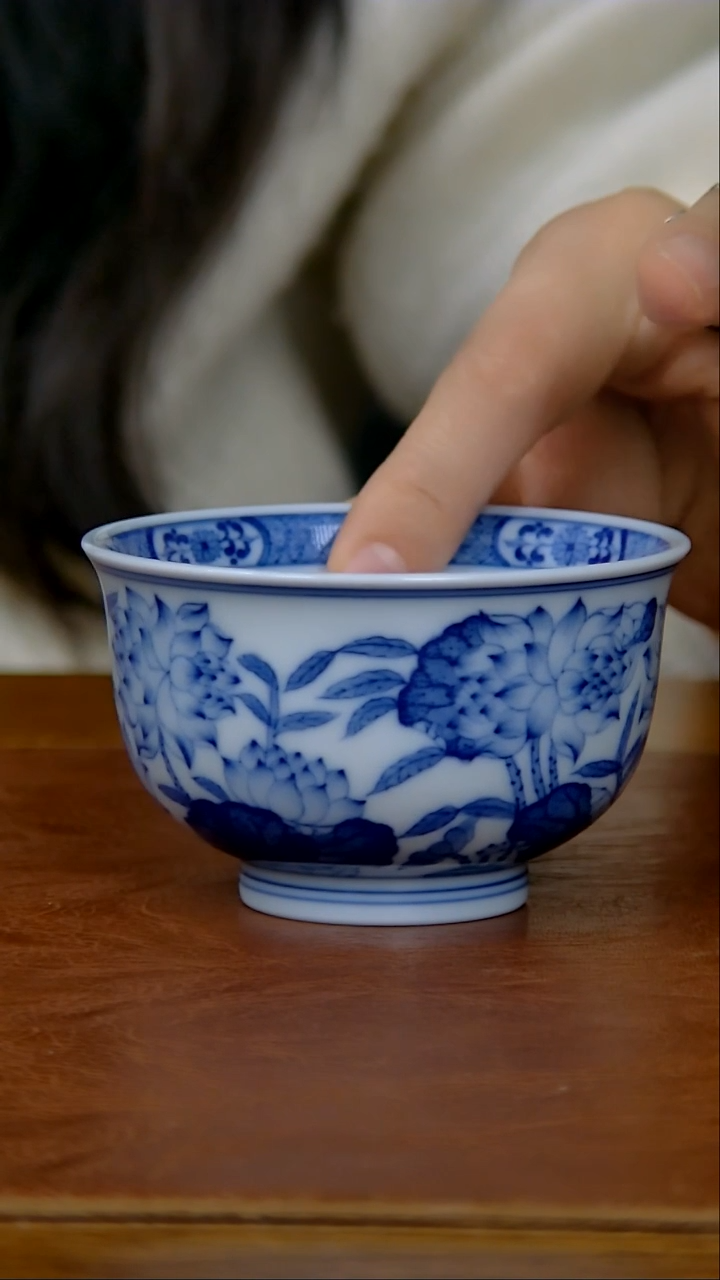 【闪购商品】并蒂莲炉式杯（柴窑）