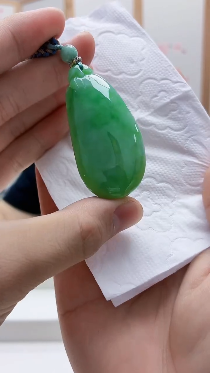 未镶嵌定制翡翠雨***…5167bb-毛货挂件