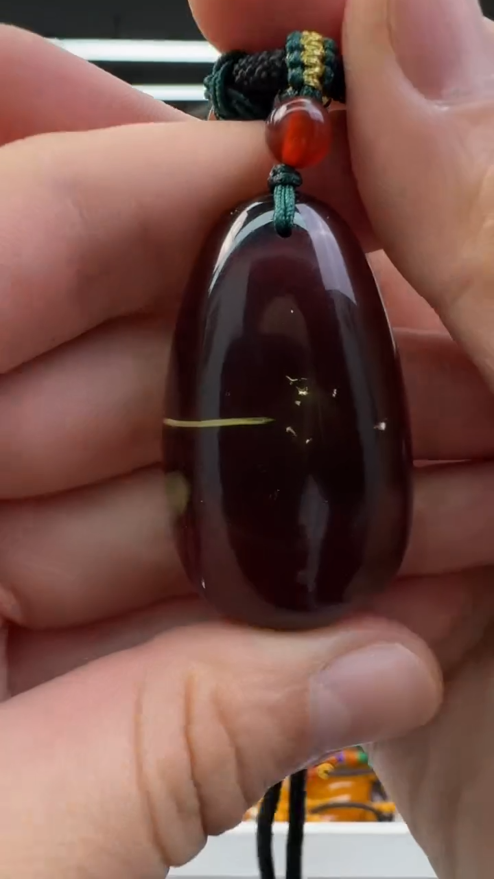 【闪购商品】琥珀颈饰未镶嵌665秒拍号