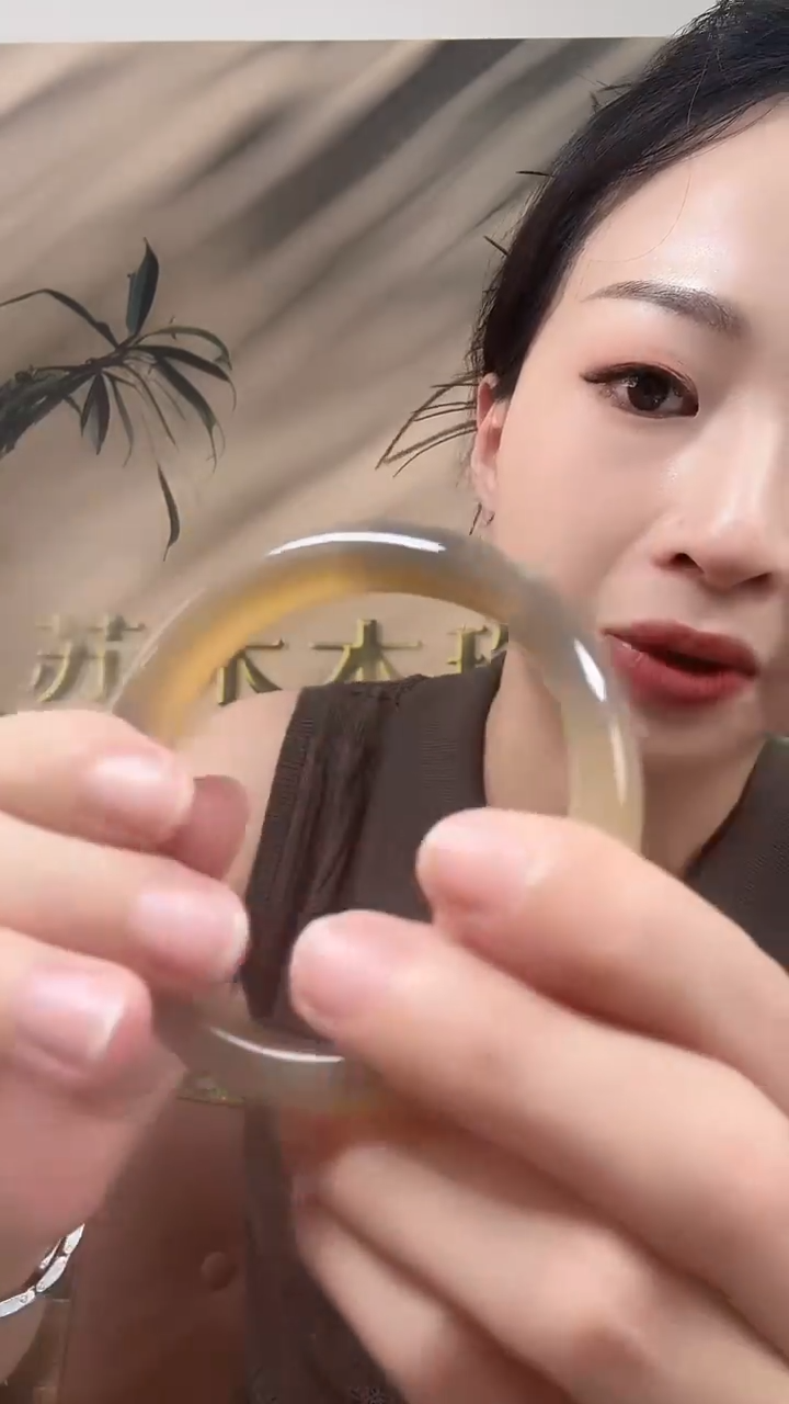 玛瑙/玉髓手镯未镶嵌27/手指56/57