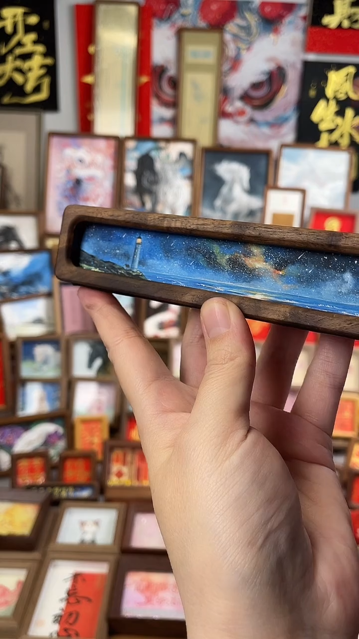 国画纯手绘书法绘画作品