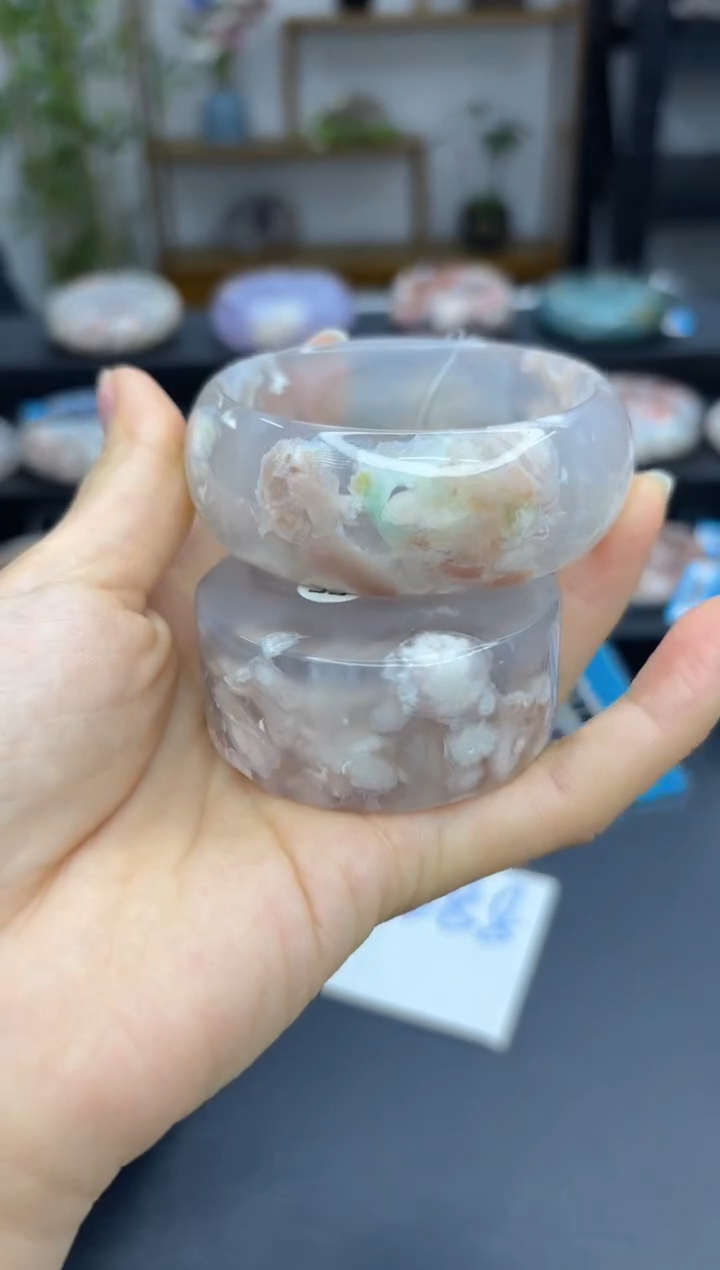 【闪购商品】石英质玉手镯未镶嵌A198(56圈赠送镯心)