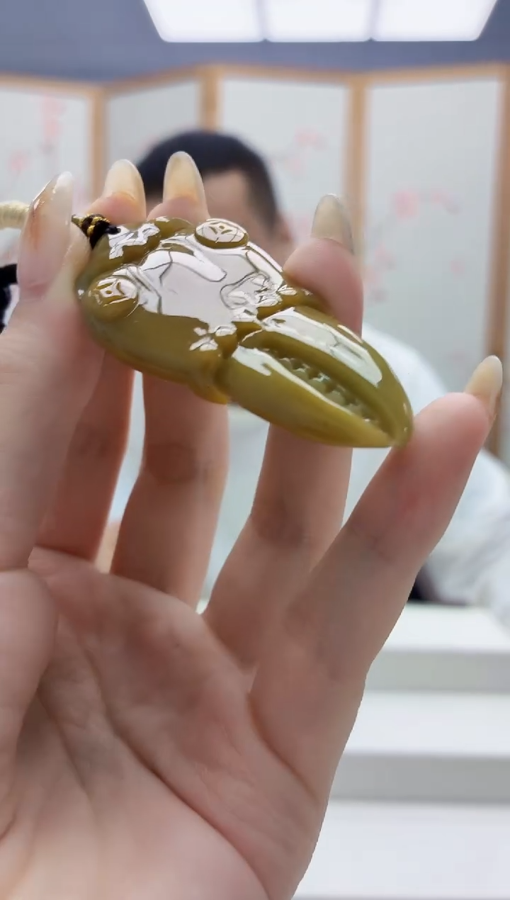 未镶嵌定制翡翠4898jw-毛货挂件15