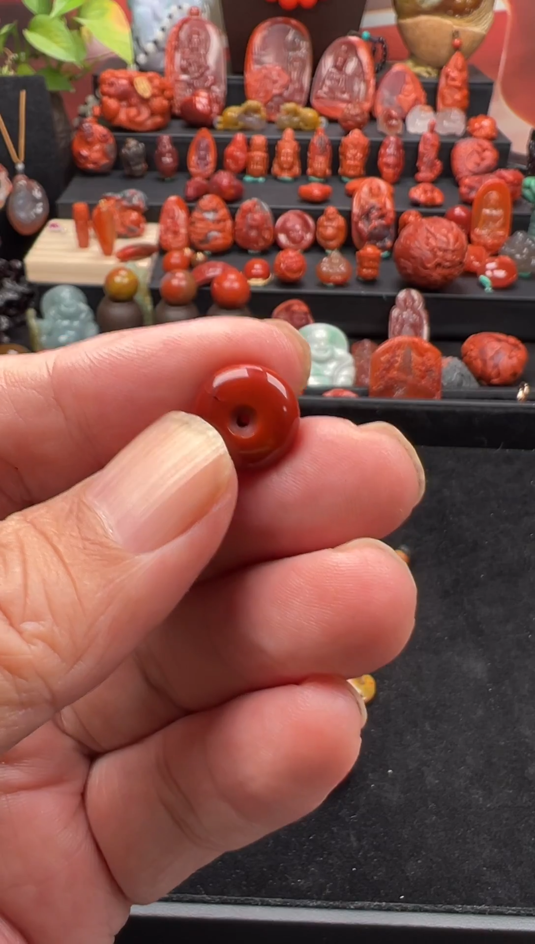 未镶嵌平安扣南红玛瑙如**醒平安扣