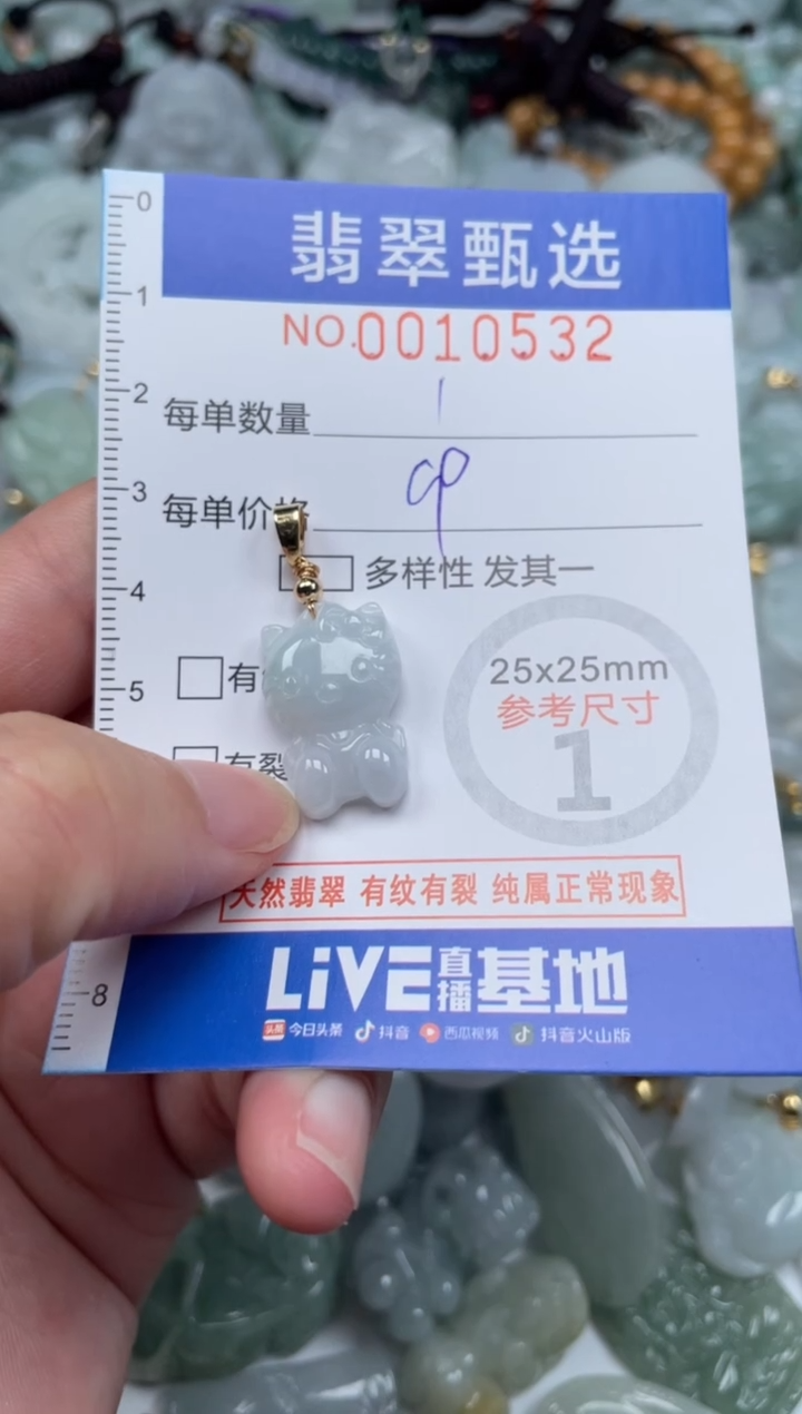 颈饰未镶嵌翡翠10532