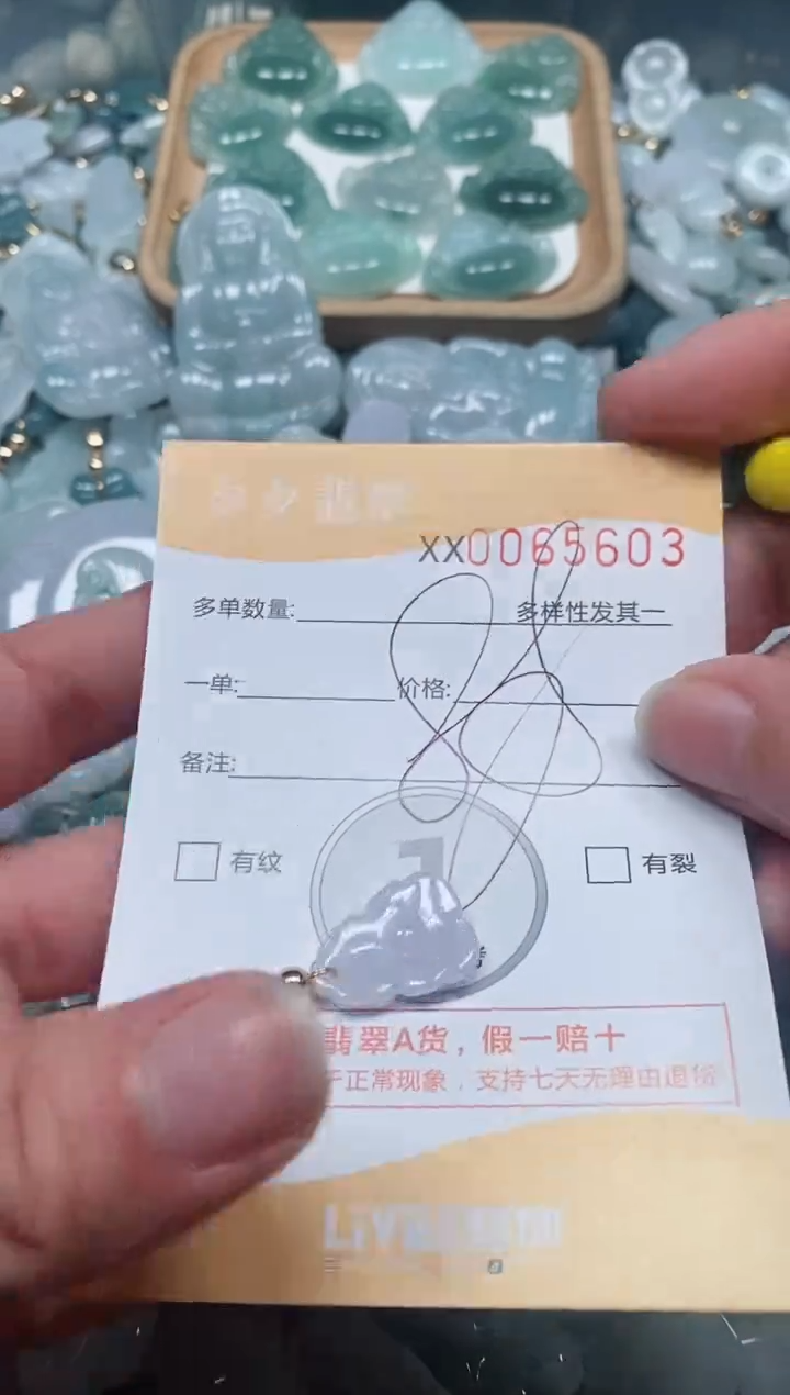 【闪购商品】翡翠颈饰未镶嵌闪购商品0065603